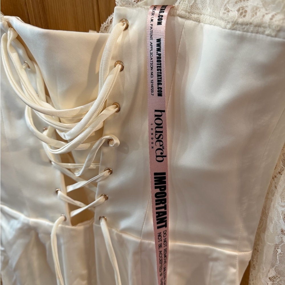 House of CB Perdi Satin Maxi Dress NWOT - Picture 6 of 6